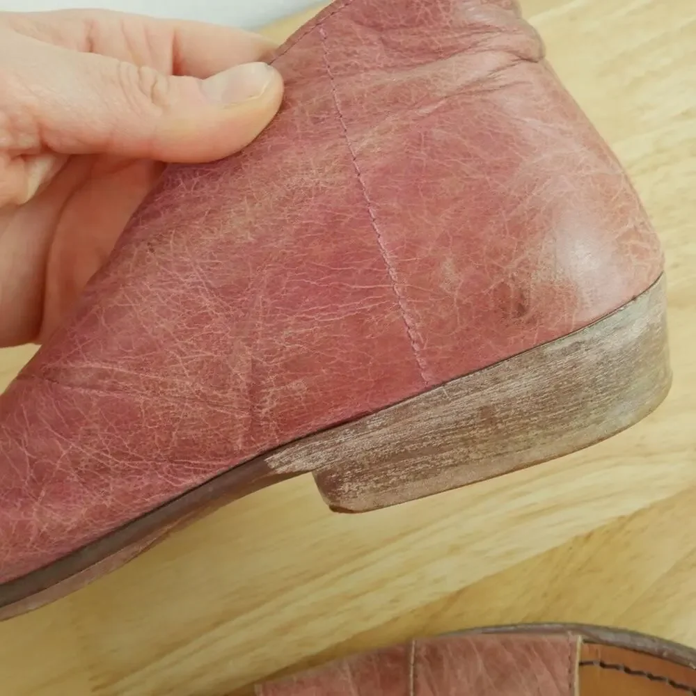 Free People Mont Blanc Sandals EU 38 US 7.5 8 Boho Festival Flats Bootie‎ Shoes